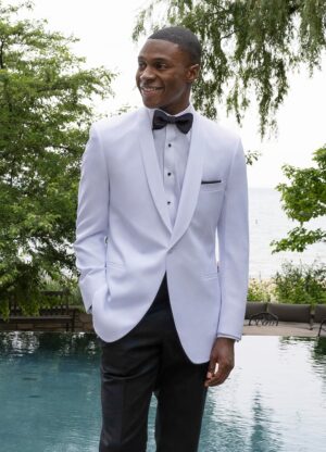 WHITE 'RYAN' DINNER JACKET